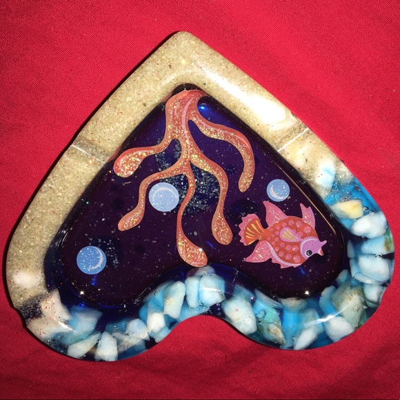 Sandy Rocky love ashtray - Picture 1 of 3